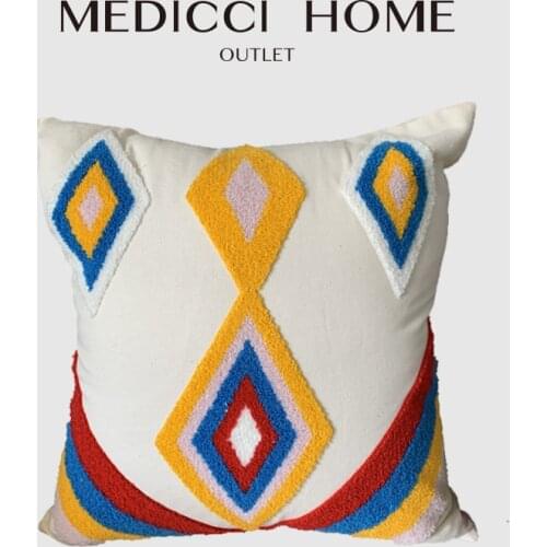 Medicci Home Moroccan Cushion Case Tribe Ethnic Bohemian Geometric Patterns Accent Decorative Throw Pillow Covers Free Shipping