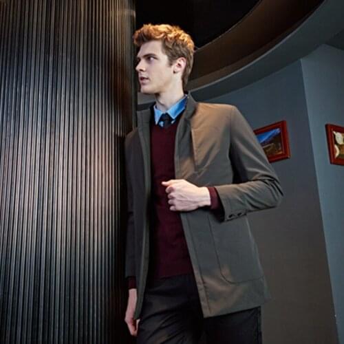 嘉杰安 Men's Trench Coats