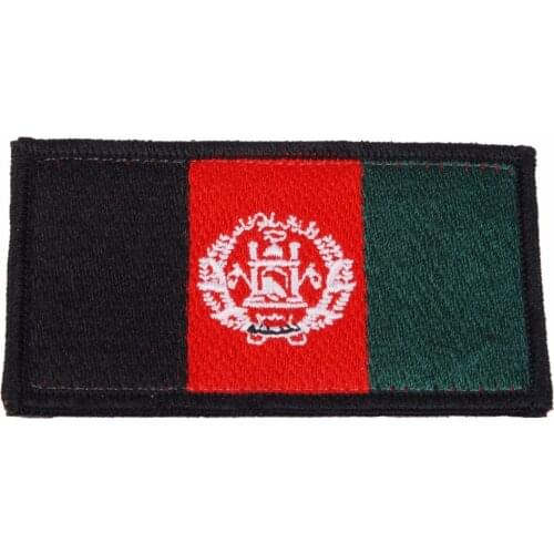 AFGHANISTAN FLAG PATCH POLICE MILITARY EMBLEM