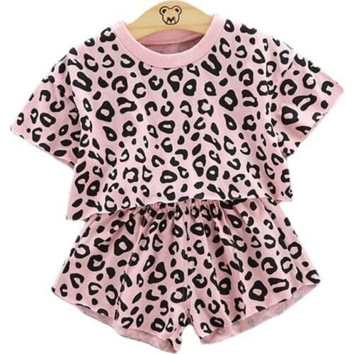 New Summer Newborn Baby Clothes Children Fashion Sport T-Shirt Shorts 2Pcs/Set Toddler Costume Cute Girl Clothing Kids Tracksuit