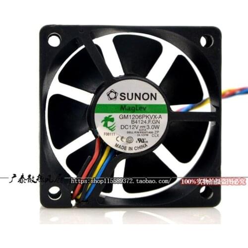 GM1206PKVX-A 6CM / cm 6020 4-wire CPU cooling fan 12V 3.0W