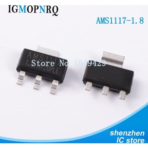100PCS/Lot AMS1117-1.8 LM1117 SOT-223 1.8V AMS1117 New Voltage Regulator