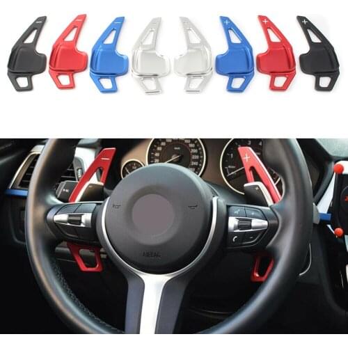 Car Steering Wheel Shift Paddle Auto Car Directly Shifter Gear DSG For BMW 3 5 Series F10 F30 F80 325i 320i 330i All Years 2Pcs