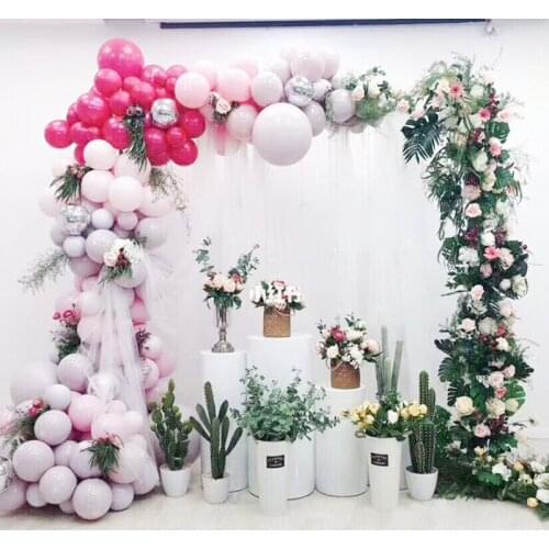 5PCS Wedding/Table Centerpiece DIY Cake Holders/Pot Stand Metal Road Leads Flower Rack for Wedding/Party/Home Decoration GDP01