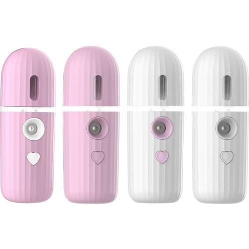 Mini Portable Humidifier Nano Mister Facial Steamer Device Beauty Spray Hydrating Apparatus Cold Spray Apparatus Rechargeable