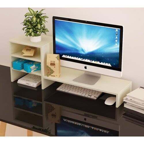 High Quality Computer Keyboard Shelf Monitor Desktop Storage Rack Raise Monitor Base Screen
