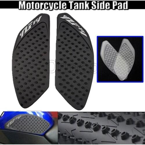 Motorcycle 1 Pair Protector Anti Slip Tank Pads Stickers Gas Knee Grip Traction Side Decal Cover For Yamaha YZF R1 2009-2014