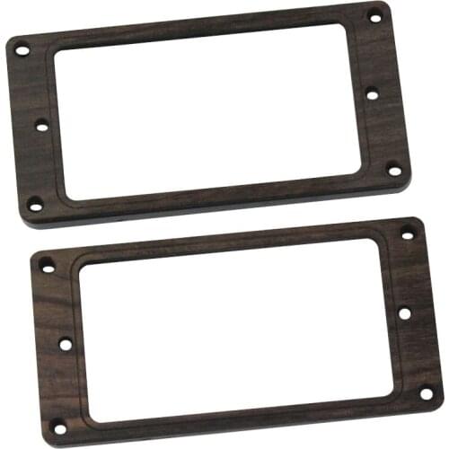 2pcs Rosewood Humbucker Pickup Mounting Frame for Electric Guitar Pickup Mounting Frame Guitar Accessories
