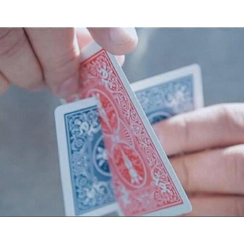 2020 Intersection By Hondo Gimmick Card Magic Tricks Close Up Magic Props Illusions Street Magic Vision Card Interactive Poker