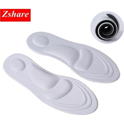 4D Stretch Breathable Deodorant Running Cushion Insoles For Feet Man Women Insoles For Shoes Sole Orthopedic Pad Memory Foam ND1