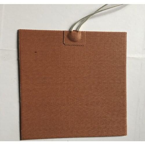 80x100mm silicone riscaldatore letto per stampante 3d silicone heater pad Used for dust control of dust collector 250v 250w