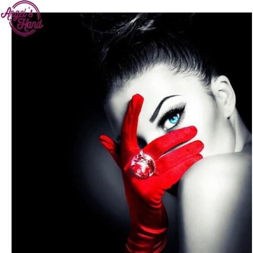 DIY diamond embroidery Fashion beauty 5D diamond painting Cross Stitch full square Rhinestone mosaic home decoration