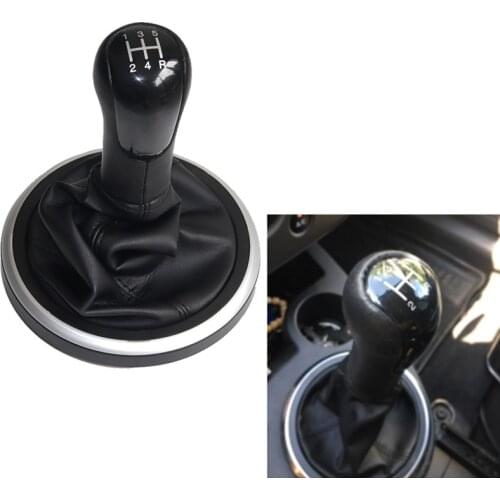 GAITOR SHIFT BOOT GAITER FRAME MATTE CHROME For Ford FIESTA MK6 02-08 gear shift cover GEAR SHIFTS KNOB Fusion Transit Connect