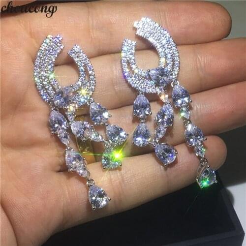 Женские серебрянные серьги Choucong China At AliExpress