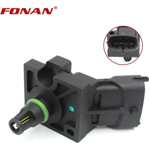 Air Intake Manifold Absolute Turbo Boost Pressure MAP Sensor For Land Rover VOLVO V70 XC60 2.4 D 2.0 D3 D4 D5 T5 T6 0261230296