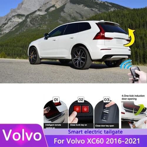 Electric Tailgate For Volvo XC60 2016-2021 Power Trunk Lift Electric Hatch Tail Gate Auto Rear Door Tail Box Intelligent