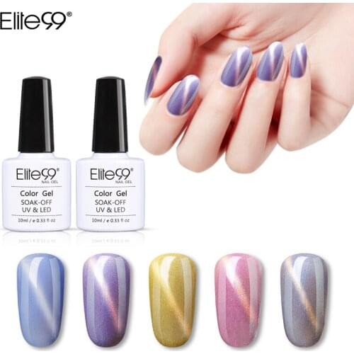 Elite99 10ml Shell Cat Eye Gel Polish Soak Off UV LED Gel Varnish Long Lasting Magnetic Gel Nail Polish Nail Art Paint Manicure