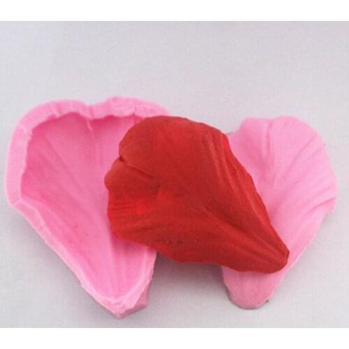 Tulip flower petal shape mold clay mould cake molds soap chocolate mould for the kitchen baking FM223