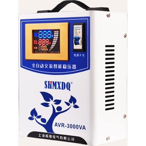 AVR-3000VA Voltage Regulator 220v Fully Automatic Household 3000w High Power Refrigerator Air Conditioner Booster Power Supply
