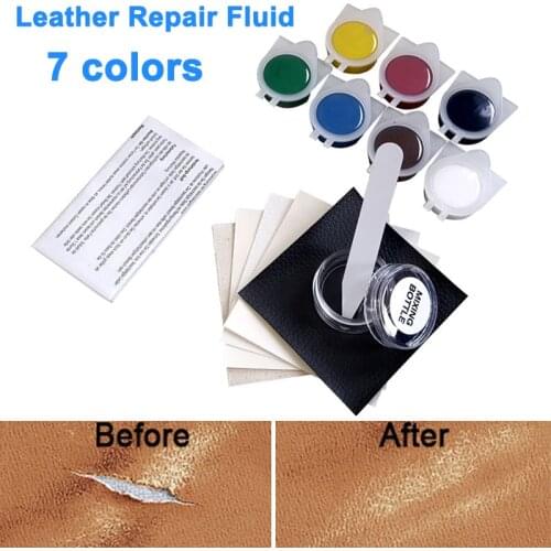 Leather Repair Tool No Heat Liquid Repairing Tool Kit for Car Seat Leather Sofa M8617