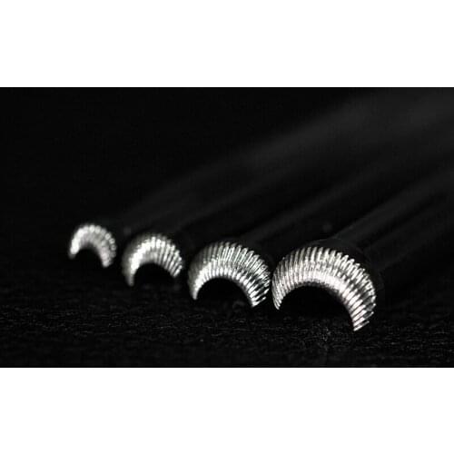 DIY handmade leather products vegetable tanned leather stainless steel leather carving printing tool C-shaped radial pattern