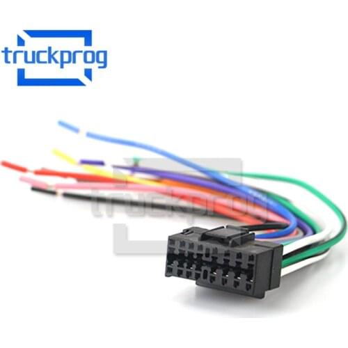 TruckProg 15-009 ISO Harness Cable for sony for jvc Car Radio Connect Cable