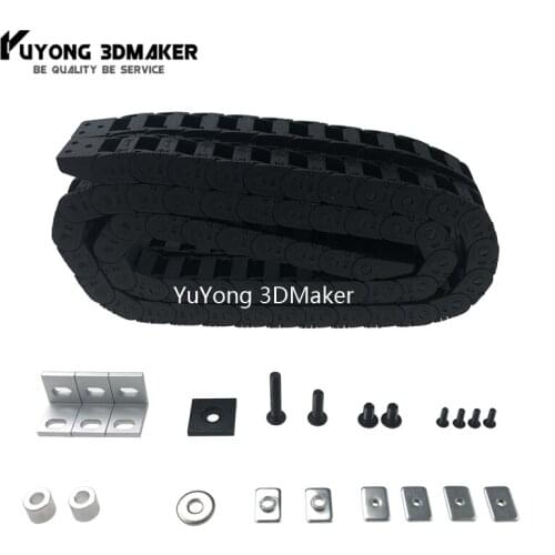 Pack 10x15mm Open Drag/Cable Chain pack,Wire Carrier chain pack for Workbee CNC Router Machine