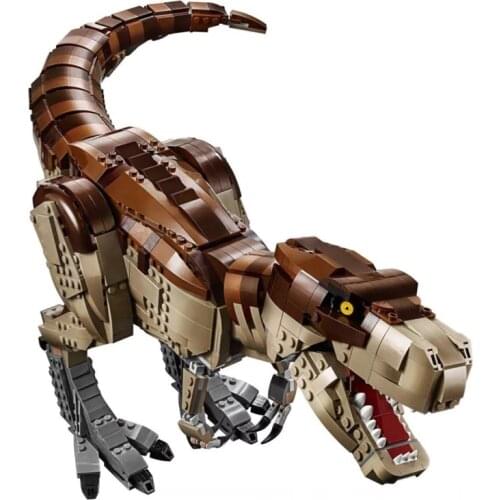 Dinosaur Brick Creative Toys Compatible With lego 75936 Jurassic Park 61001T.REX RAMPAGE Figures Building Block