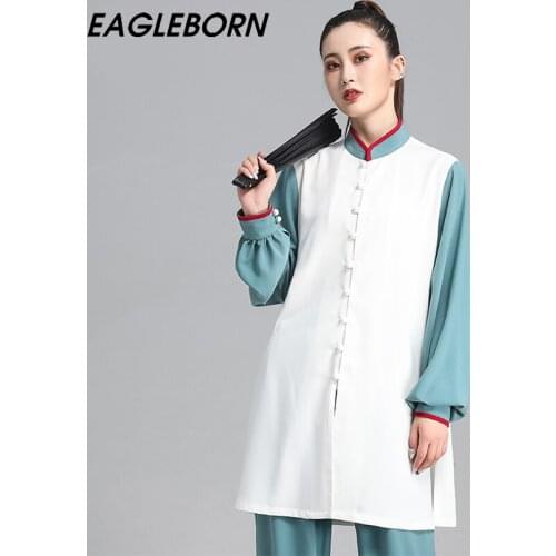 New Tai Chi Suit Three-piece Woman Spring Summer Chinese Style Tai Chi Uniform Team Customize Clothing Practice Competition Thin