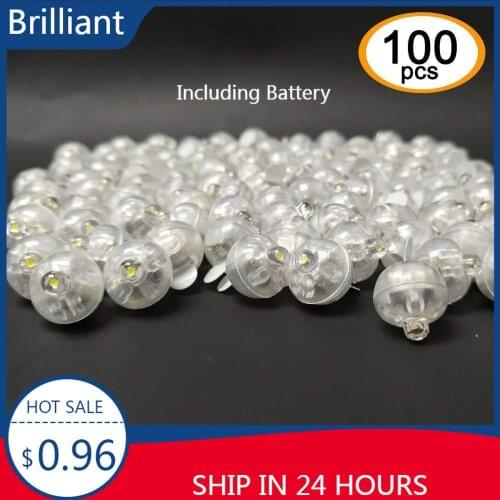 Round Led Flash Ball Lamp Balloon Light long standby time for Paper Lantern Balloon Light Party Wedding Decorat