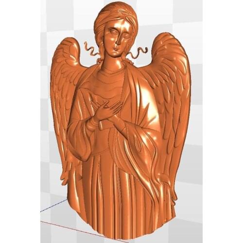Angel_1 artcam model for cnc relief STL file format