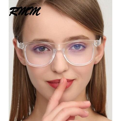 Fashion Unisex Transparent Optical glasses frame flat mirror nail glasses for men women can optician