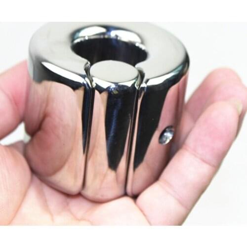 Male Scrotum Pendant Iron Crotch Work Chastity Device Cock Ring Scrotum Pendant Penis Pendant Locking Rings Products BB-2-131