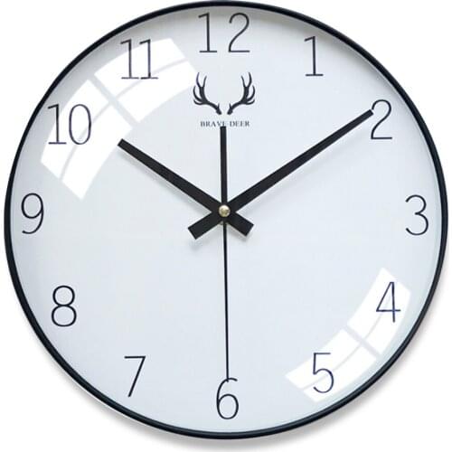 12 INCH Wall Clock Modern Design Fashion Ins Style Living Room Decoration Unique Gift Nordic Design Wall Clocks Home Decor