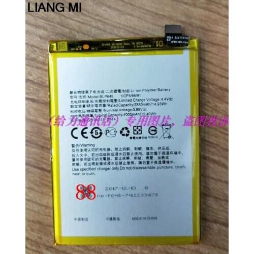 New 3850mAh BLP645 cell phone battery for OPPO CPH1721 R11s Plus R11s Plus with Repair Tools