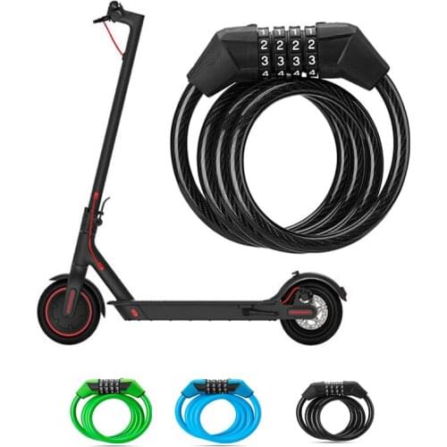 New Anti-Theft Portable Password Code Lock for Ninebot MAX G30 xiaomi m365/m365 pro kugoo Electric Scooter Skateboard Wheels