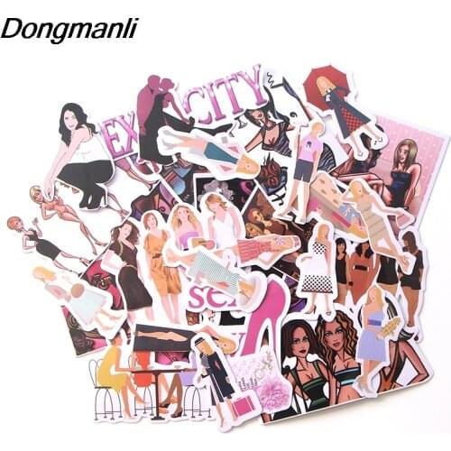 PC59 22 Pcs/set Sex And The City Scrapbooking Stickers Decal For for Guitar Laptop Luggage Car Fridge Graffiti Sticker