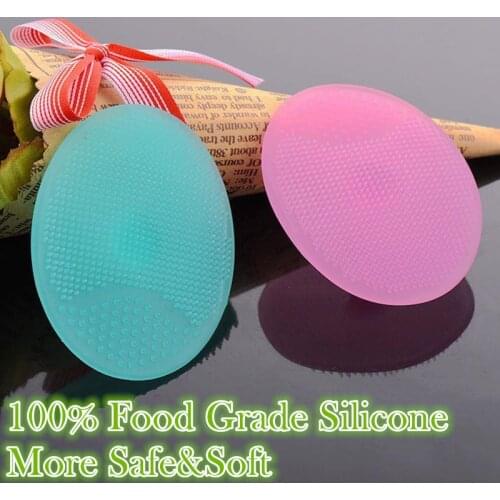 Simple Baby Massager Bath Brush Infant Kids Massager Hair Brush Safe&Soft Silicone Baby Care Accessory Baby Bath Accessory