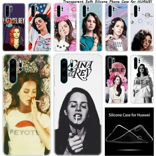 Luxury Silicone Case Lana Del Rey for Huawei NOVA 3 3i 5 5i P20 P30 Pro P9 P10 P8 Lite 2017 P Smart Z Plus 2019 Fashion Cover