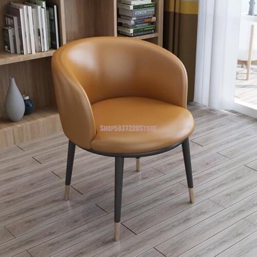 Nordic Chair Modern Simple Desk Chair Creative Net Red Computer Makeup Stool Back Home Adult Dining Chair