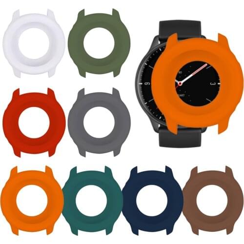 Silicone Soft Protector Case Shell Edge Frame For Amazfit GTR 2/2e 47mm GTR2/e Smartwatch GTR2e Watch Protective Bumper Cover