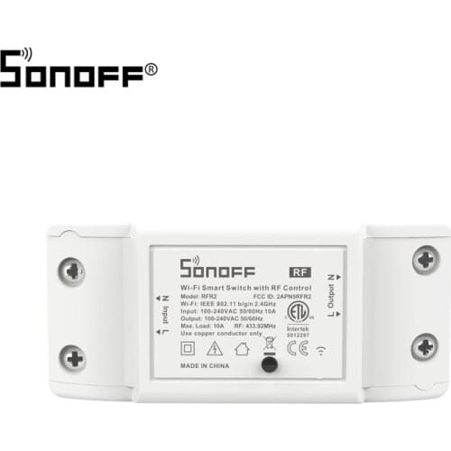 Sonoff RFR2 WiFi Smart Switch Interruptor 433Mhz RF Receiver Intelligent Remote Wireless Control