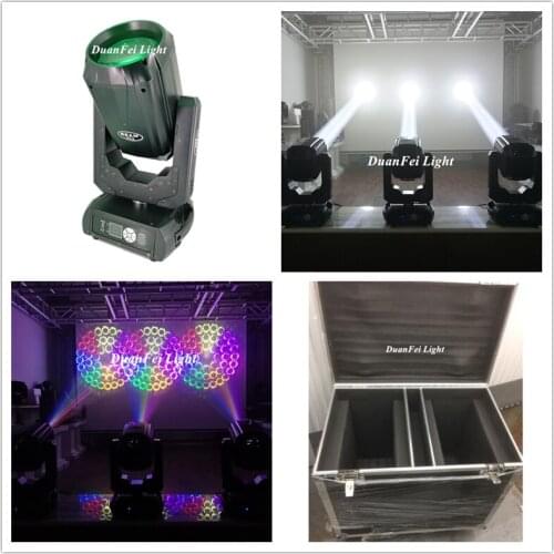 10pcs with flightcase high quality super beam 260w lyre sharpy spot beam moving head light dj 260W moving head