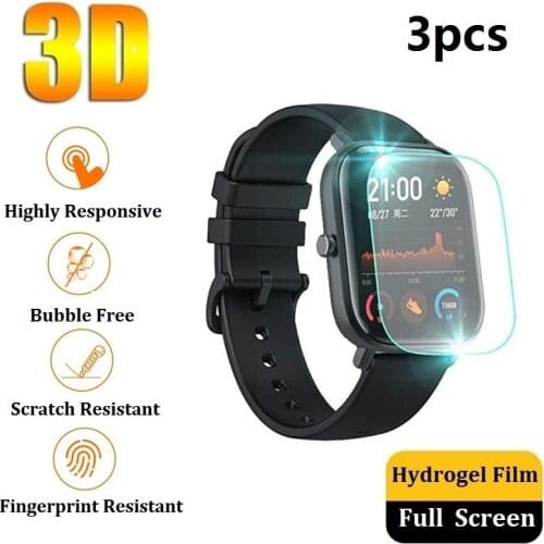 Protective Film for Amazfit GTS 2 Screen Protector (Not Glass) for Amazfit GTS 2 Film Protection Foil Guard Cover