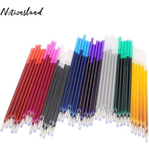 100pcs Water Erasable Pen Refills Fabric Markers for Soluble Cross Stitch Chalk Sewing Quilting Patchwork Needlework Sewing Tool