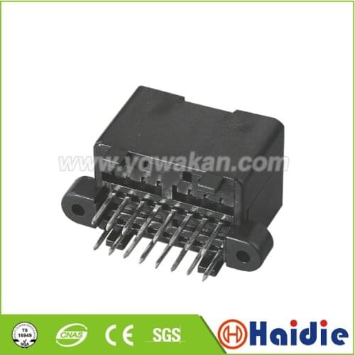 2sets tyco 16pin pcb auto cable housing plug wiring harness connector 174975-2