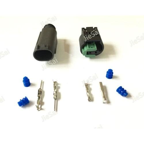 2 Pin Automotive Connector Wire Connectors Engine Coolant Temp Water Temperature Sensor Plug For BMW Buick 1-967644-1