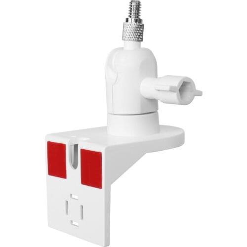 2PCS Outlet Mount for Compatible with Ring Indoor Cam, Plug-in Wall Mount Stand with Power Adapter and Cable