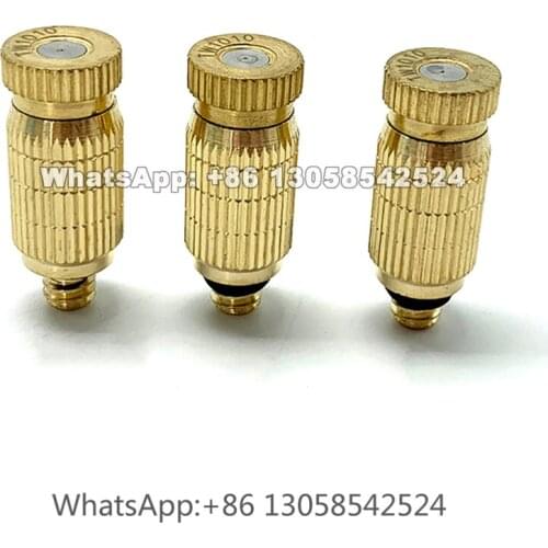 3/16" Male Threaded Brass High Pressure Micro Misting Nozzle, High Quality Atomizing Misting Nozzle for Outdoor Humidification