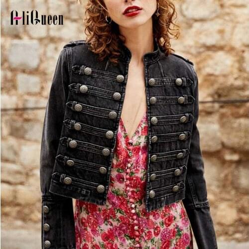 AliQueen Women's Military Jackets